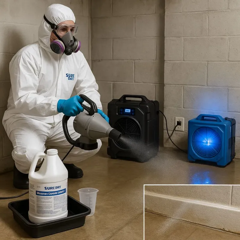 Sanitization and Odor Removal process in Trenton, ME